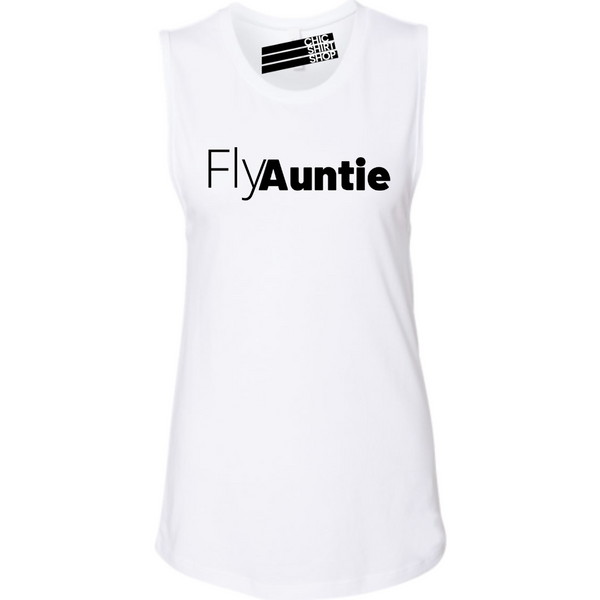 Fly Auntie Muscle Tank