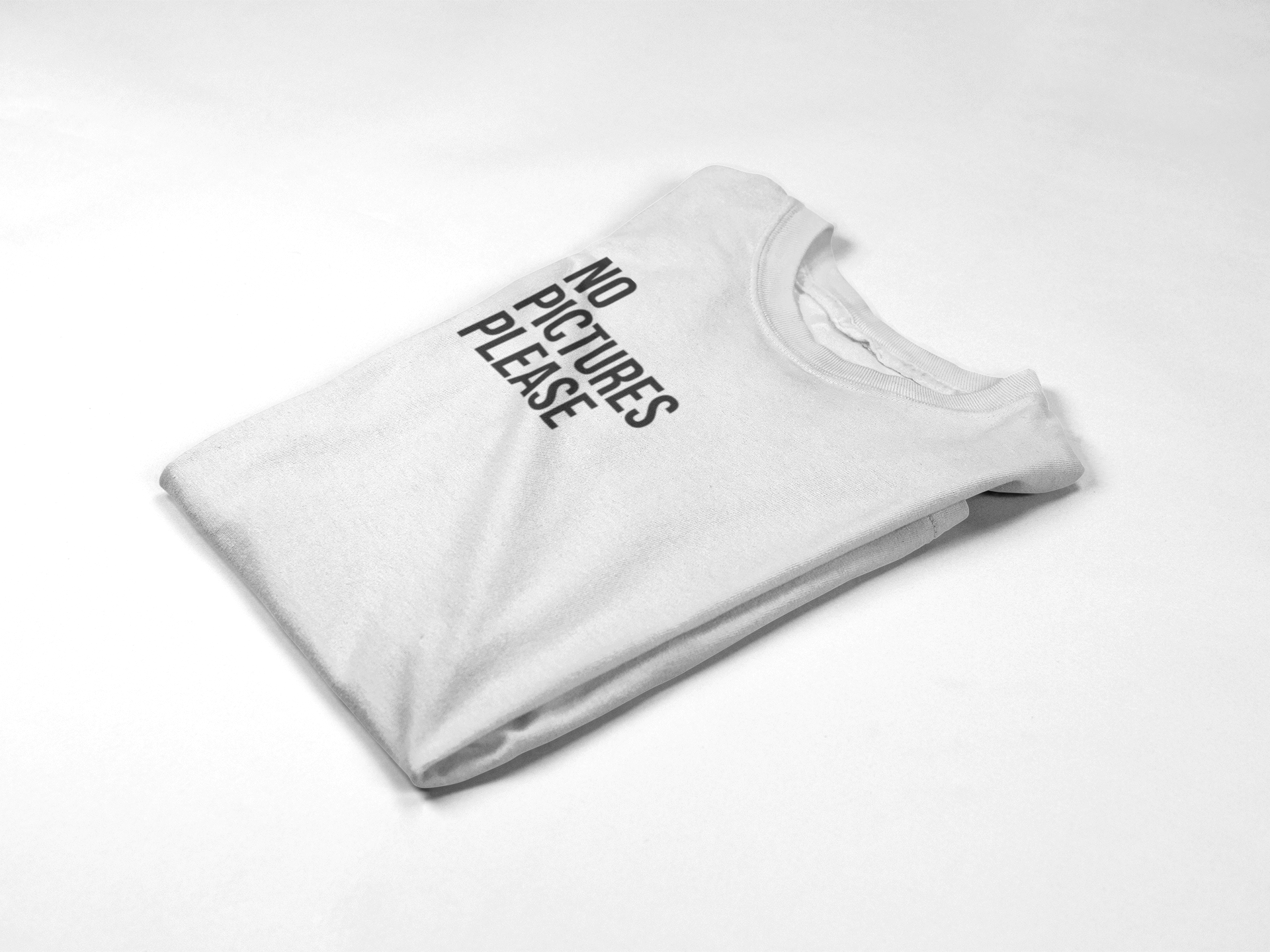 No Pictures Please Tee