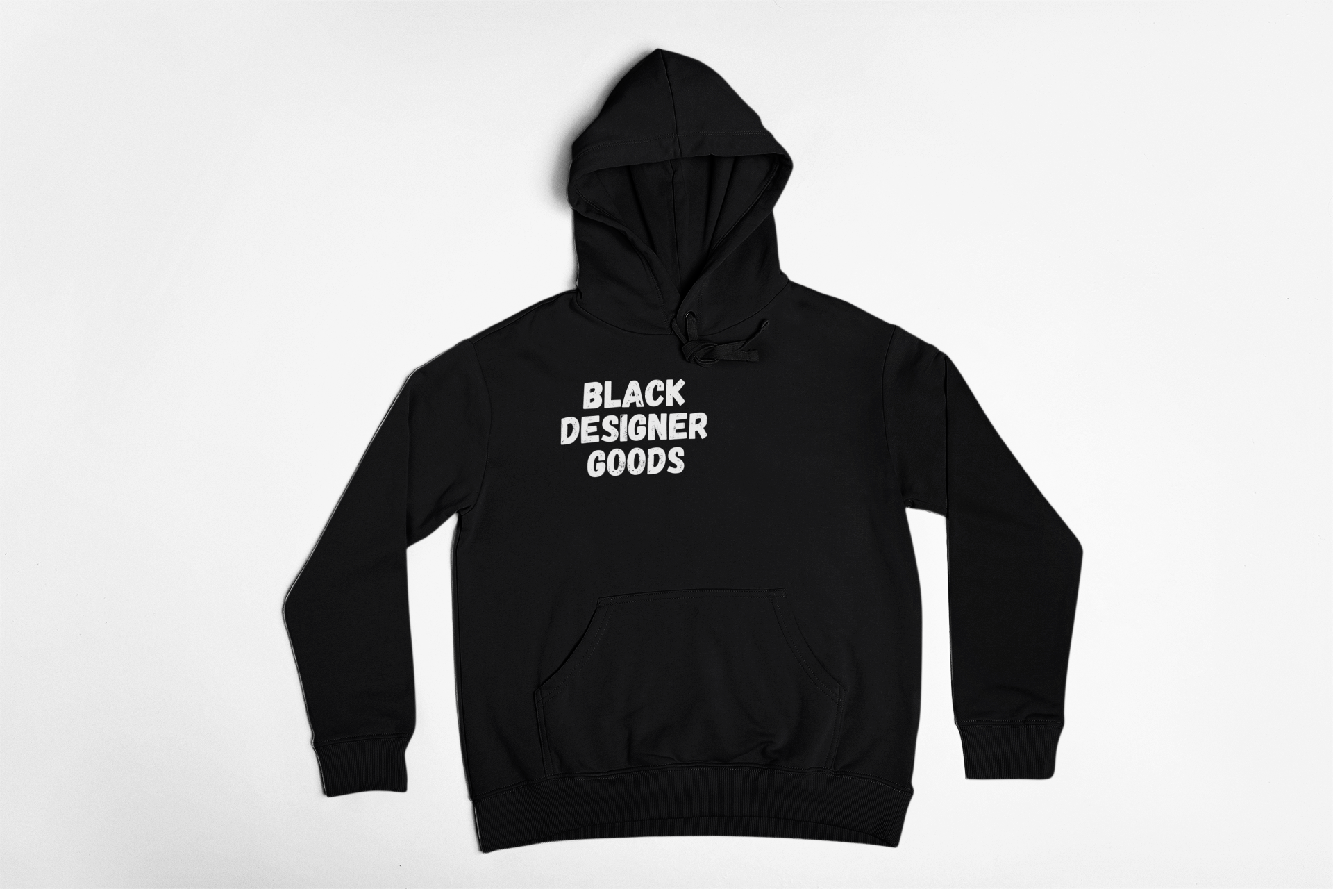 Black Designer Goods Hoodie