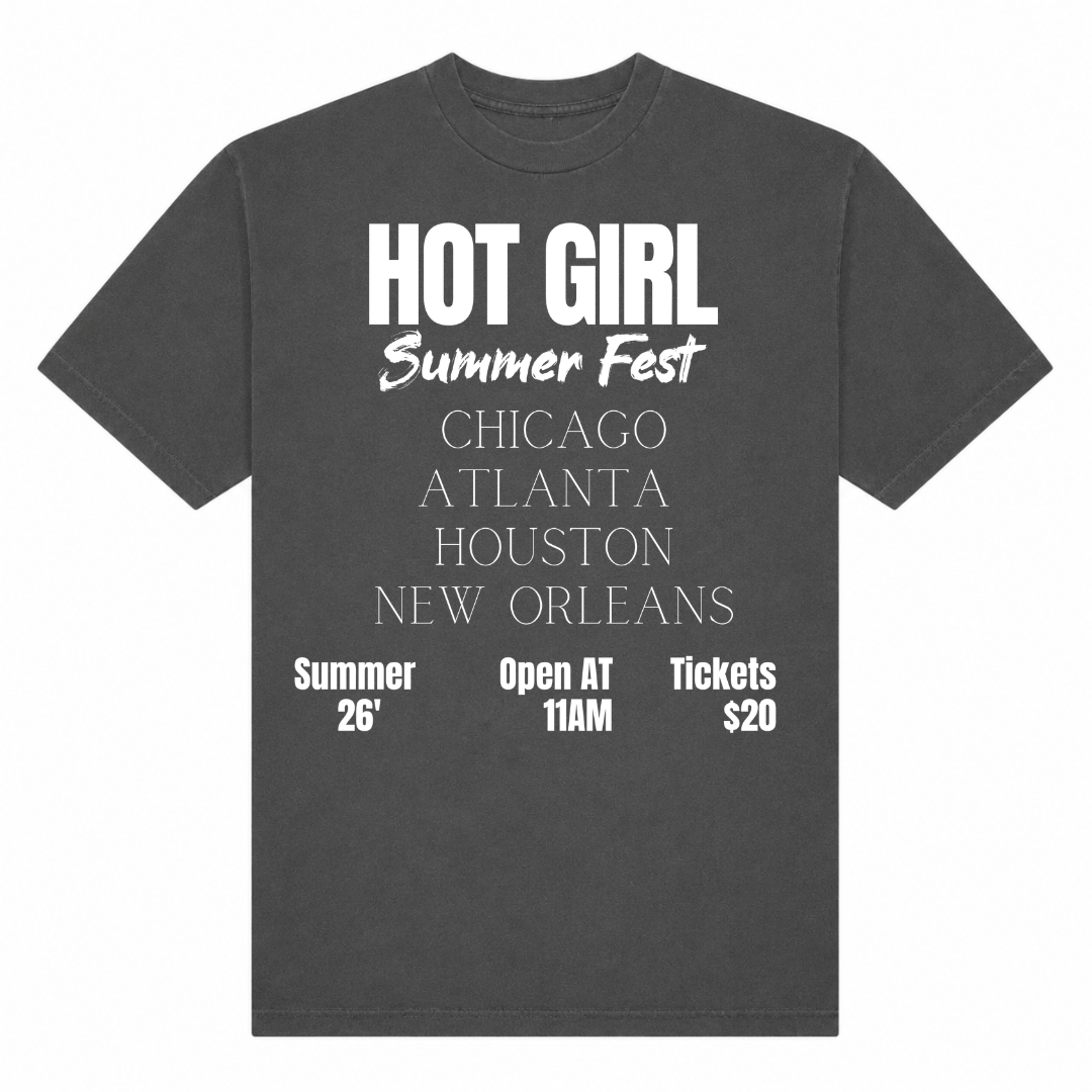Hot Girl Summerfest Vintage Festival Tee