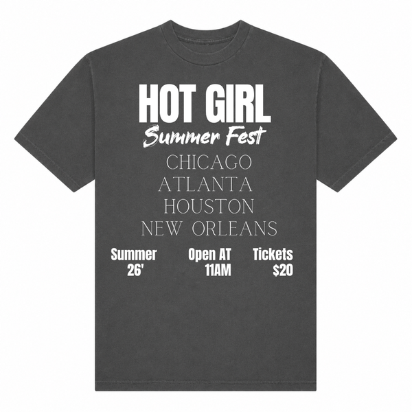 Hot Girl Summerfest Vintage Festival Tee
