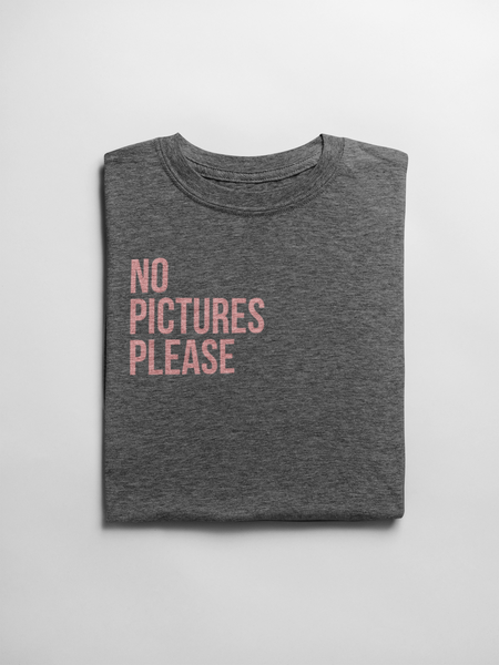 No Pictures Please Tee
