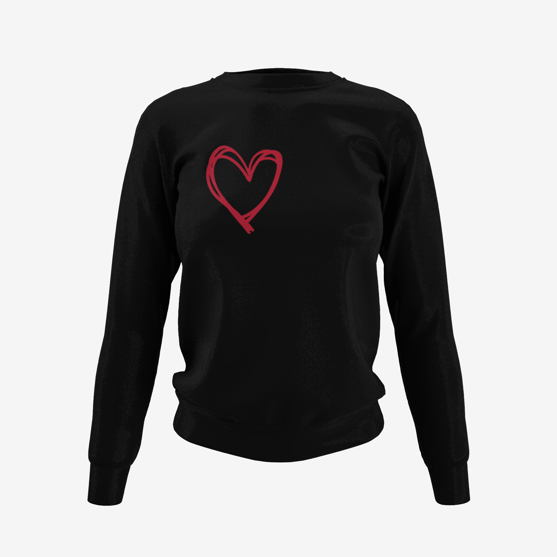 Sketched Heart Sweatshirt