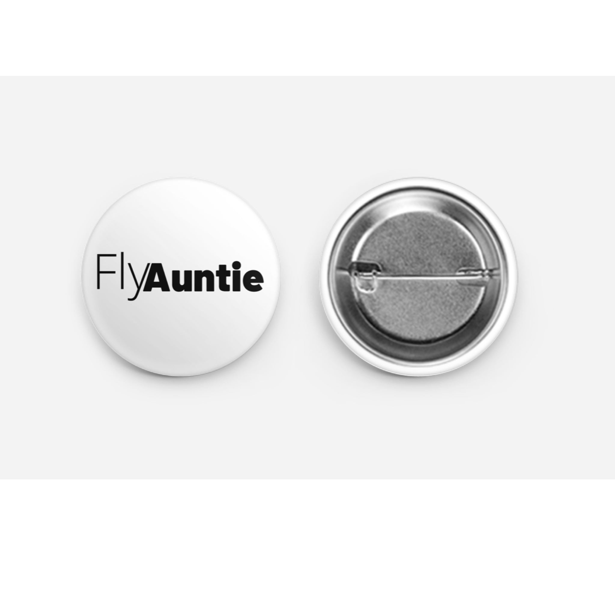 Fly Auntie Button